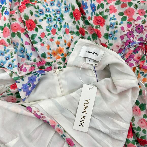 Yumi Kim Kaia Floral Printed Ruffle Maxi Dress Kingston Garden Size 2 - Picture 12 of 12
